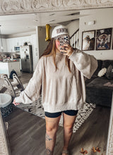 Load image into Gallery viewer, ACID WASHED PULLOVER - ash mocha
