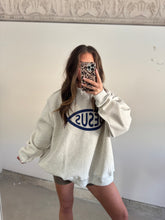 Load image into Gallery viewer, Jesus/Child of God reversible mock neck sweatshirt
