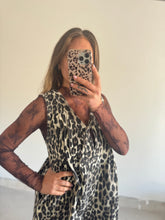 Load image into Gallery viewer, Brown lace long sleeve
