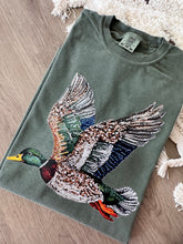 Load image into Gallery viewer, FAUX rhinestone flying mallard

