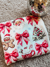 Load image into Gallery viewer, Vintage Santa + bows
