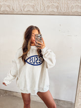 Load image into Gallery viewer, Jesus/Child of God reversible mock neck sweatshirt

