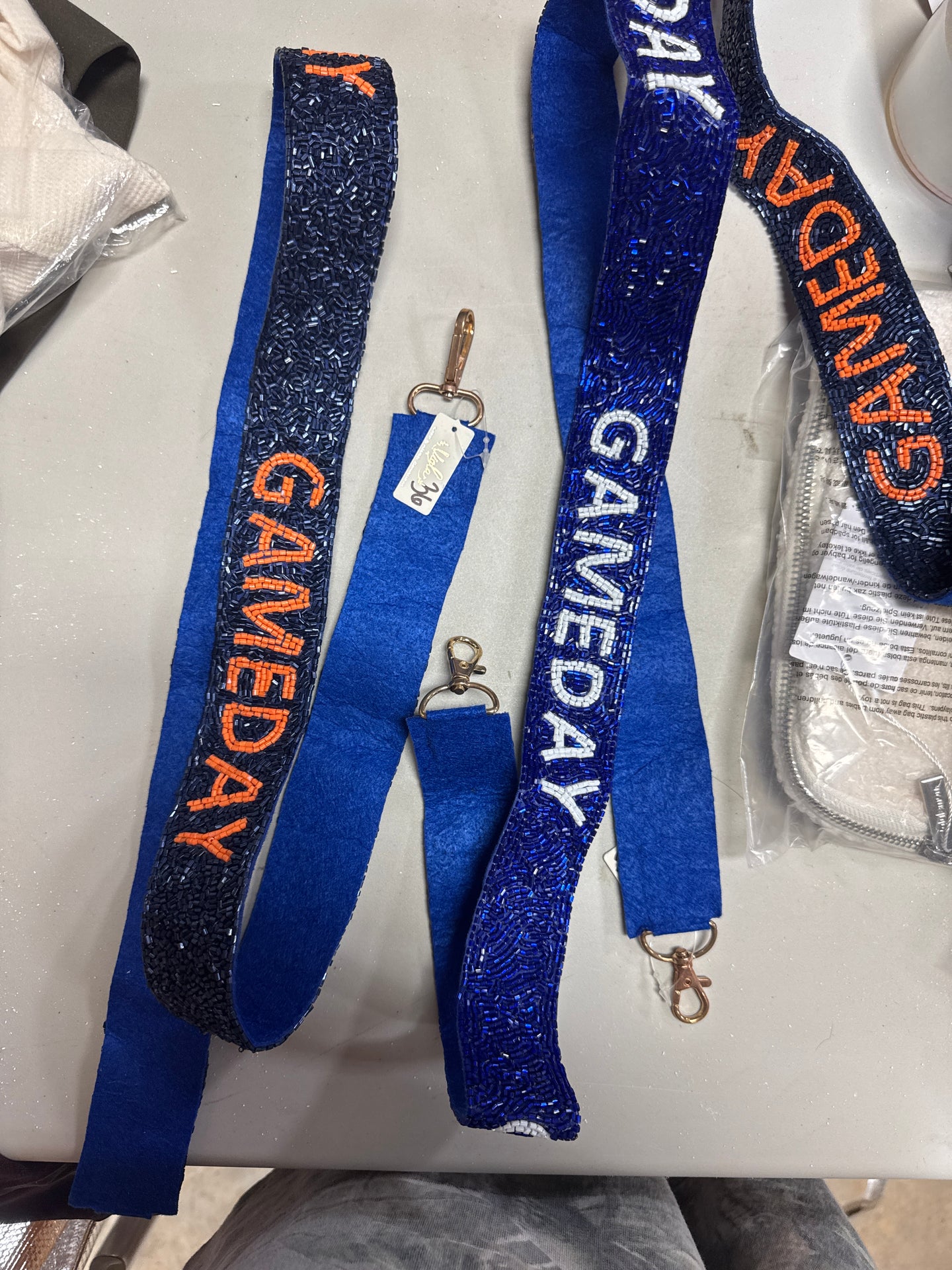 beaded purse straps