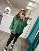 Load image into Gallery viewer, Rayna Reverse Weave Pullover - Green

