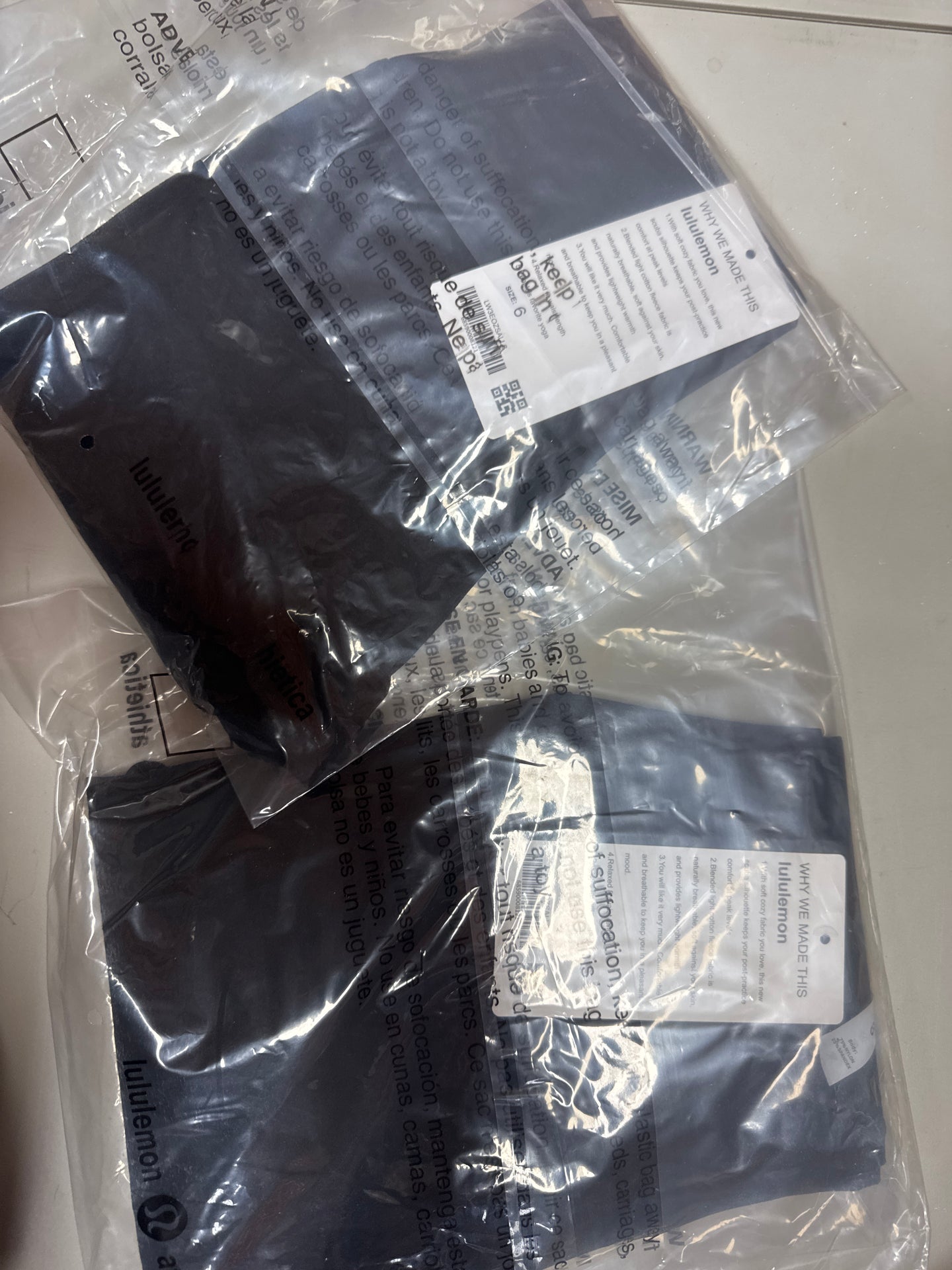 BLACK leggings MD + LG