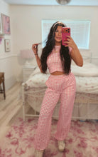 Load image into Gallery viewer, GINGHAM YOGA SET
