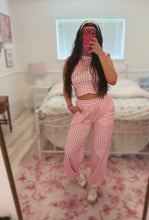 Load image into Gallery viewer, GINGHAM YOGA SET
