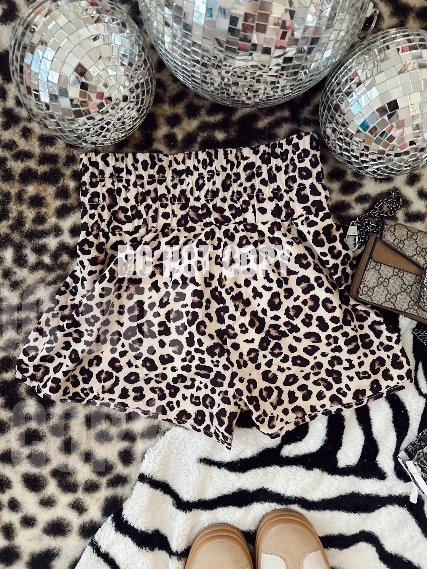 LEOPARD TUMMY CONTROL SHORTS XL